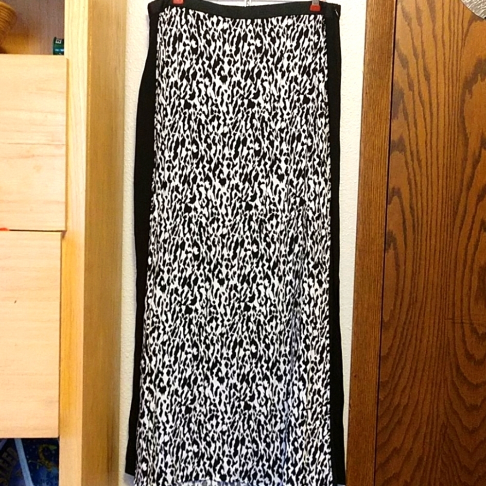 Jaclyn Smith Animal Print Maxi Skirt